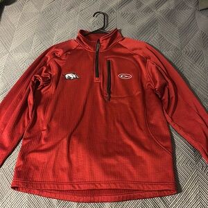 Drake Arkansas Razorback 1/4 Zip